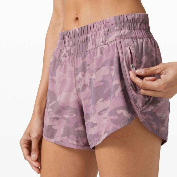 lululemon athletica Pants - Lululemon Tracker Short V *4” Incognito Camo Pink Taupe Multi 6
